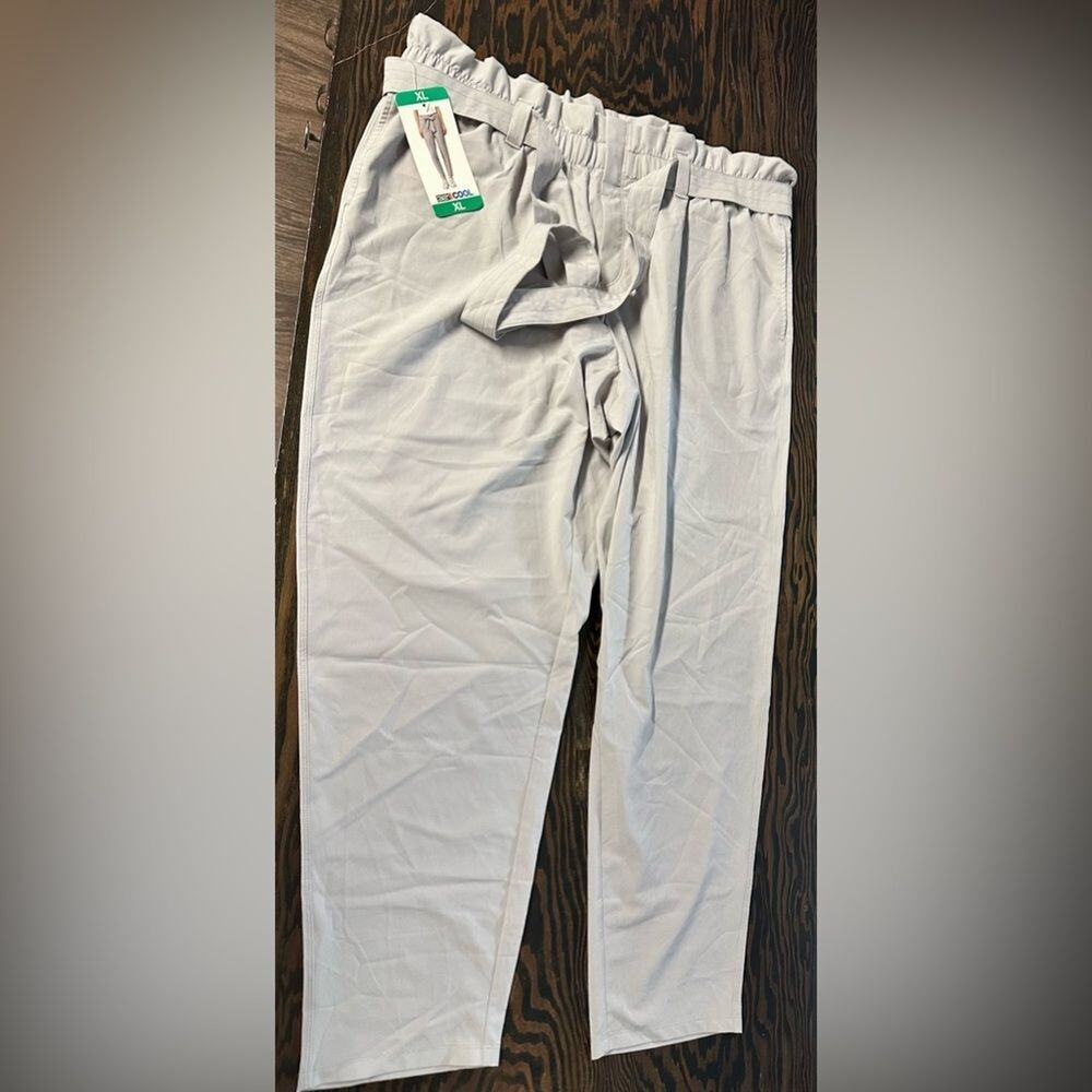 32 Degrees Clay Paper Bag Crop Pants Size XL 32 (445)